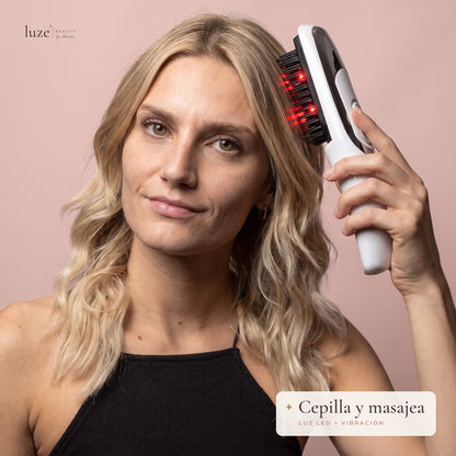 Cepillo Anticaída con luz infrarroja y vibración