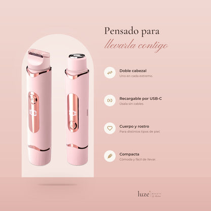 Depiladora eléctrica 2 en 1 - Dual Head